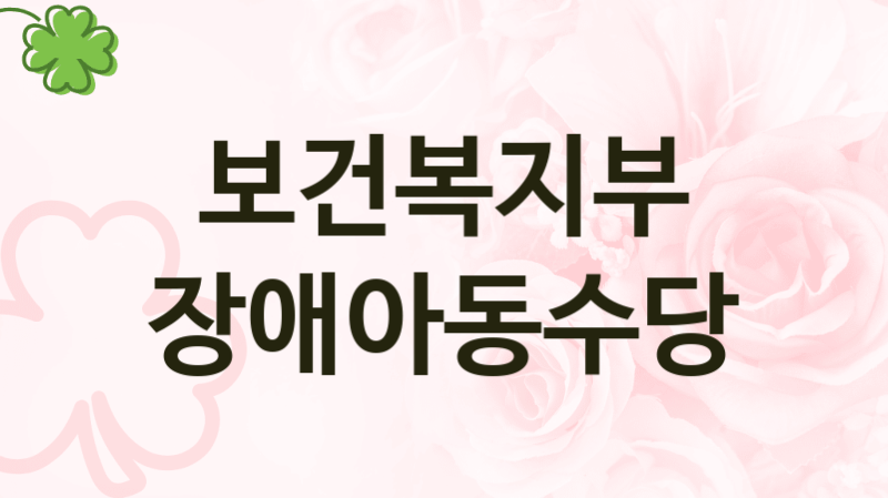 보건복지부, 장애아동수당 지원 정책, 신청 구비서류와 일정